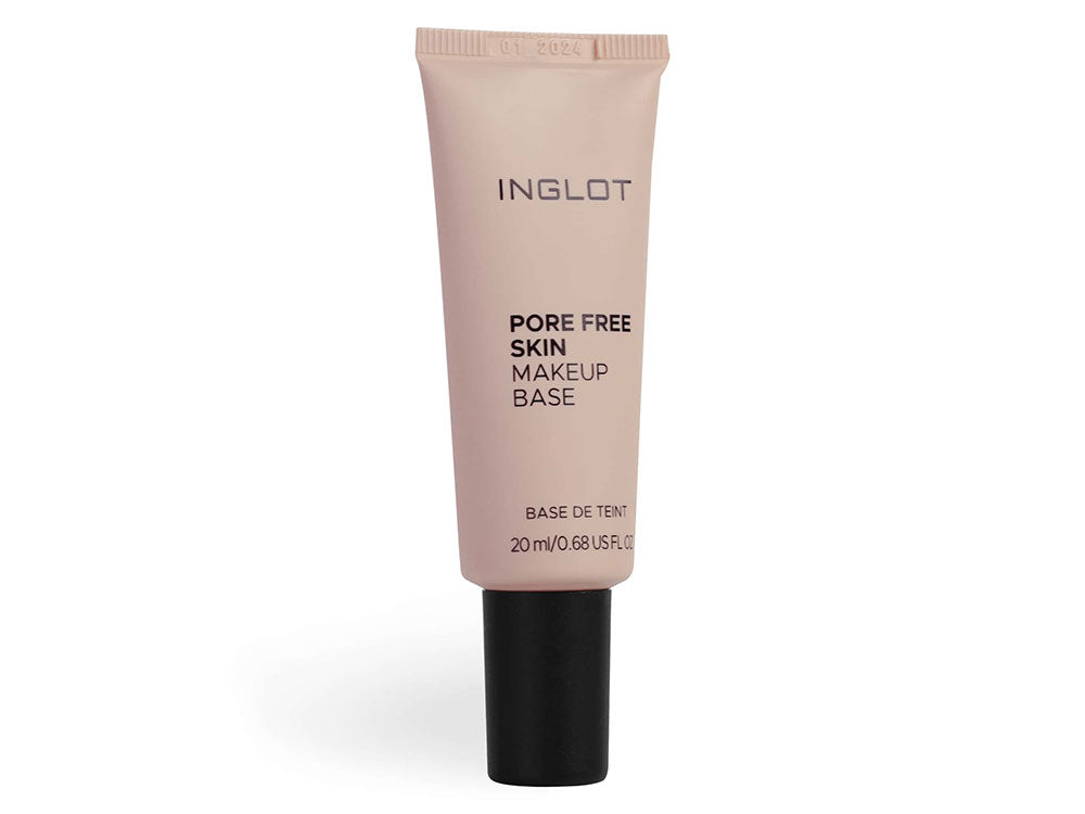 INGLOT Pore Free Skin Makeup Base פריימר עם גוון למראה עור חלק ואחיד