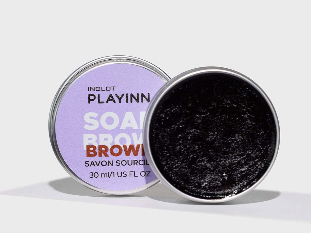 Inglot PLAYINN Brow Soap סבון לעיצוב גבות לאיפור מקצועי מבית אינגלוט