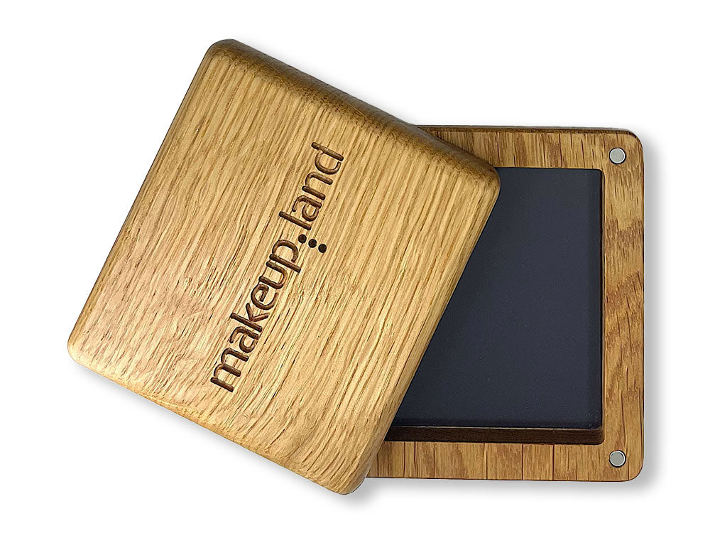 פלטת עץ בעבודת יד המותאמת לצלליות של אינגלוט Hand Made Inglot Freedom System Compatible Palette