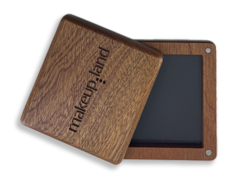 פלטת עץ בעבודת יד המותאמת לצלליות של אינגלוט Hand Made Inglot Freedom System Compatible Palette